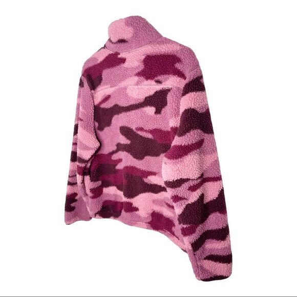 OLD NAVY Pink Camo Teddy Jacket  - Picture 6 of 7